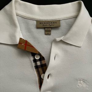 Burberry Hartford Polo Shirt White | Medium